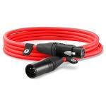 RODE Premium XLR to XLR Microphone Cable With Canare Cable and Neutrik Connectors - Red - 3M / 10FT