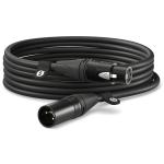 RODE Premium XLR to XLR Microphone Cable with Canare Cable and Neutrik Connectors - Black - 6M / 20FT