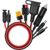 Zlos Universal Solar Panel MC4 Cable Convert 99% Power station & Solar Panel in the Market 1.5M+0.3M/ Anderson Plug + XT60 + SD45A +Cigaratte Ligher + DC5521 + DC7909 Zlos Universal Solar Panel MC4 Cable Convert 99% Power station & Solar Panel in the Market 1.5M+0.3M/ Anderson Plug + XT60 + SD45A +Cigaratte Ligher + DC5521 + DC7909