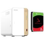 QNAP TS-262 2- Bay NAS with 1x 2TB NAS HDD Bundle