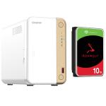 QNAP TS-262 2- Bay NAS with 1x 10TB NAS HDD Bundle