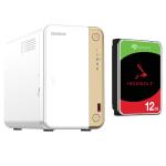 QNAP TS-262 2- Bay NAS with 1x 12TB NAS HDD Bundle