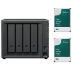 Synology DS425+ With 2X Synology 3300 Series 4TB NAS HDD Bundle