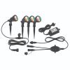 Brilliant Smart Wi-Fi RGB+White Garden Light Kit Smart App Control, 4 x LED spotlight, each with 2.2m cable, 160mm plastic stake, 3W per head RGB, IP68, Remote Control Enabled Brilliant Smart Wi-Fi RGB+White Garden Light Kit Smart App Control, 4 x LED spotlight, each with 2.2m cable, 160mm plastic stake, 3W per head RGB, IP68, Remote Control Enabled