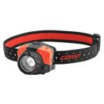 COAST LED Headlamp with Dual-Colour White & Red Beam. 650 Lumens. IP54 Water & Dust Resistant,192mBeam, Hardhat Compatible, Hinged Beam, Twist Focus, Reflective Strap 3x AAA Batteries Included.