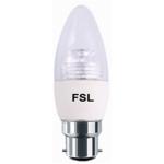 FSL LED Bulb C38-5W-B22/BC Daylight 6500K, Non-Dimmable
