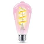 WIZ WIZ267301 Wi-Fi BLE 6W ST64 E27 822-65 RGB Clear Bulb