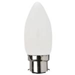 SAL LCA27B22D CANDLE 4W WW B22 Opal DIMMABLE 400 Lumens 240VAC 80CRI Sunny Australia Lighting LED Lamp