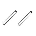 Yeelight A60 Sensor Nightlight (2 packs) Cabinet Size: 60cm*3.9cm*0.9cm, Easy Magnetic Suction, Perfect Corner Fill Light,Large Capacity Battery, Worry-free Use On A Single Charge