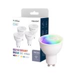 Yeelight W1 WiFi LED RGB Smart Light Bulb , GU10, (4 Pack) maximum luminous flux of 350lm, 4.5W RGB , Colour adjustable and Dimmable Remote Control Enabled
