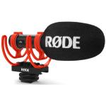 RODE VideoMic GO II-H Ultra-lightweight shotgun microphone (just 60g) 3.5mm TRS output for use with cameras, Digital USB-C output for use with phones and computers, include HELIX Isolation Mount & Windshield