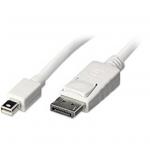 8Ware RC-MDPDP-2 Mini DisplayPort to DisplayPort Cable M-M 2m white