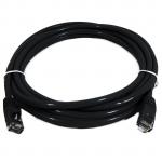 8Ware PL6A-10BLK CAT6A UTP Ethernet Cable, Snagless- 10m Black