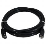 8Ware PL6A-50BLK CAT6A UTP Ethernet Cable, Snagless- 50m Black