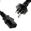 8Ware RC-3078AU 10A AUS 3-Pin to IEC C13 Cable - 1.8m - Black SAA Approved 8Ware RC-3078AU 10A AUS 3-Pin to IEC C13 Cable - 1.8m - Black SAA Approved