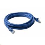 8Ware PL6A-5BLU Cat6A UTP Snagless Ethernet Cable - 5m - Blue