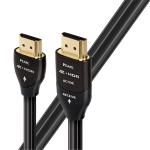 AUDIOQUEST HDMPEA10A  Pearl 10M active HDMI    cable. Long grain copper (LGC) Resolution - 18Gbps -up to 8K-30 Jacket - black PVC with white stripes.