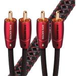 AUDIOQUEST GOLDG0.6R  Golden Gate .6M  2 to 2 RCA male. Solid perf surface copper Gold Plated/coldwelded termination Foamed-Polyethylene dielectric Metal layer noise dissipation Jacket - red - black braid