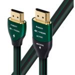 AUDIOQUEST HDMFOR08  Forest 8M HDMI cable 0.5% silver. Solid conductors. Resolution - 18Gbps - upto8K-30 Jacket - black PVC with green stripes.
