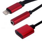 AEON LIGHT-MF35 Cable USB Lightning Male to Female & 3.5mm (10cm)