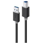 Alogic USB3-01-AB Cable USB 3.0 Type A Male to USB 3.0 Type B Male 1m - Black