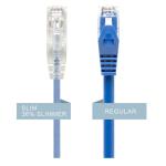 Alogic C6S-05BLU Cat6 Slim Ethernet Cable - 5m - Blue 28 AWG