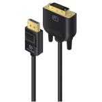 Alogic DP-DVI-02-MM Cable SmartConnect DisplayPort Male to DVI-D Male 2m - Black
