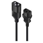 Alogic MF-C13C14-02 Power Extension Cable IEC C13 Female to IEC C14 Male 2m - Black