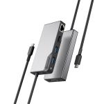 Alogic Fusion UCFUPRGVV2-SGR USB-C Hub - Space Grey 6-in-1