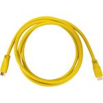 Aurora CA-HDMI-YEL-1  HDMI 2.0a Cable 1m Yellow 18Gbps 4K2K  at 60Hz 4:4:4 HDR High Dynamic Range
