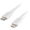 Belkin BoostCharge USB-C to Lightning Cable - 1m - White Belkin BoostCharge USB-C to Lightning Cable - 1m - White