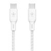 Belkin BoostCharge USB-C Cable - 3m - White 100W Belkin BoostCharge USB-C Cable - 3m - White 100W
