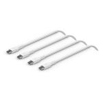 Belkin BoostCharge Braided USB-C Cable - 1m - White - (2 Pack) 60W