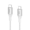 Belkin 240W Braided USB-C Cable - 2m - White Belkin 240W Braided USB-C Cable - 2m - White