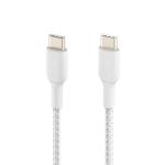 Belkin BoostCharge Braided USB-C Cable - 15cm - White