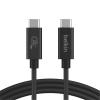 Belkin Connect USB-C Cable - 1.2m USB4 240W + 20Gbps Backwards Compatible with Thunderbolt 4 / Thunderbolt 3 / USB 3.2 / USB 3.0 / USB 2.0 Devices up to 20Gbps Speed Belkin Connect USB-C Cable - 1.2m USB4 240W + 20Gbps Backwards Compatible with Thunderbolt 4 / Thunderbolt 3 / USB 3.2 / USB 3.0 / USB 2.0 Devices up to 20Gbps Speed
