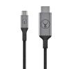 Bonelk Long-Life USB-C to HDMI Cable - 1.5m - Black - Space Grey Bonelk Long-Life USB-C to HDMI Cable - 1.5m - Black - Space Grey