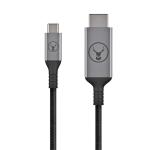 Bonelk Long-Life USB-C to HDMI Cable - 1.5m - Black - Space Grey