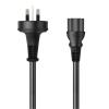 Cruxtec 10A 3 Pin Plug to IEC-C13 Power Cord - 1.8m - Black - 1.0mm Copper Core , SAA Approved Cruxtec 10A 3 Pin Plug to IEC-C13 Power Cord - 1.8m - Black - 1.0mm Copper Core , SAA Approved