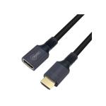 Cruxtec HDMI 2.1 Male to Female Extension Cable - 50cm 48Gbps - 8K/60Hz & 4K/120Hz - Compatible HDMI 2.0 / 1.4