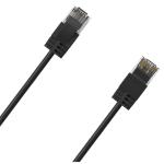 Cruxtec Cat6A Ultra Slim Ethernet Cable - 20m - Black