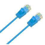 Cruxtec Cat6A Ultra Slim Ethernet Cable - 3m - Blue