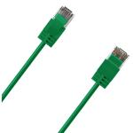 Cruxtec Cat6A Ultra Slim Ethernet Cable - 30cm - Green