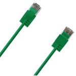 Cruxtec Cat6A Ultra Slim Ethernet Cable - 1m - Green
