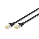 Digitus DK-1644-A-0025/BL Cat6A S-FTP Patch Lead - 25cm - Black