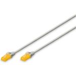 Digitus Cat6 UTP Slim Patch Lead - 1m - Grey