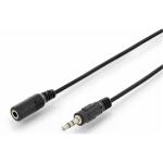 Digitus AK-510200-015-S 3.5mm Male to 3.5mm Female Stereo Audio Extension Cable - 1.5m