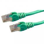 Dynamix PLG-C6A-2 Cat6 RJ45 Patch Lead - 2m - Green UTP - T568A - 250MHz - Slimline - Snagless - Gold Plated