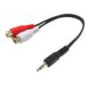 Dynamix CA-2RCAF-STM Stereo 3.5mm Male to 2 RCA Female Cable - 20cm Dynamix CA-2RCAF-STM Stereo 3.5mm Male to 2 RCA Female Cable - 20cm