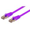 Dynamix PLP-AUGS-5 Cat6A RJ45 Patch Lead - 5m - Purple S/FTP - Shielded - 10G - 500MHz - Slimline - Gold Plated Dynamix PLP-AUGS-5 Cat6A RJ45 Patch Lead - 5m - Purple S/FTP - Shielded - 10G - 500MHz - Slimline - Gold Plated